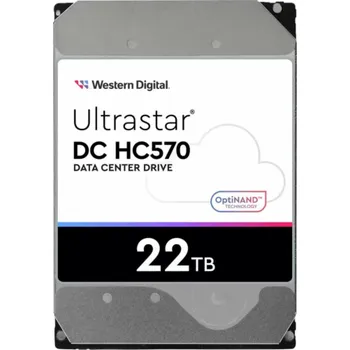 Interní pevný disk Serverový disk WD Ultrastar DC HC570 22 TB 3,5 SATA III (6 Gb/s) (0F48155)