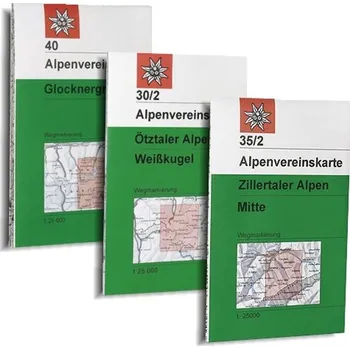 Alpenverein - OEAV Mapa OEAV č. 35/1 Zillertaler Alpen West (letní)