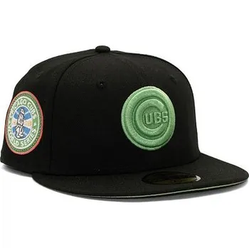 Kšiltovka Kšiltovka New Era 59FIFTY MLB Style Activist Chicago Cubs Cooperstown Black / Green velikosti fitted caps 7 7/8 (62.5 cm)