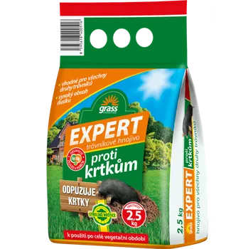Herbicid Trávníkové hnojivo expert proti KRTKŮM