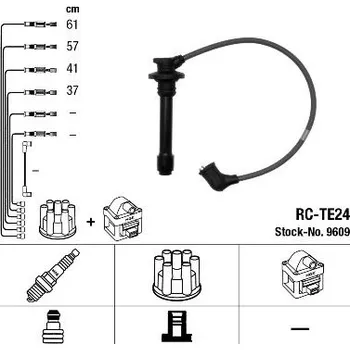 Zapalovací kabel Sada kabelů pro zapalování NGK RC-TE24