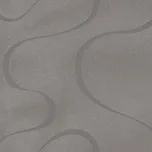 Vliesové tapety na zeď vlnovky hnědo-stříbrné 53335