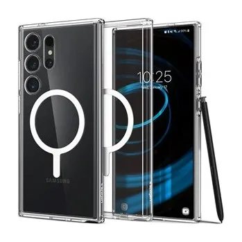 Pouzdro na mobilní telefon Spigen Ultra Hybrid OneTap zadní kryt s podporou Magsafe pro Samsung Galaxy S24 Ultra čirý