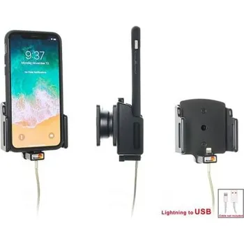 Brodit držák bez nabíjení s průchodkou na Apple-iPhone Xs, 714013