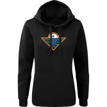 Dámská mikina Dámská mikina s kapucí CAF 4th Rapid Deployment Brigade - černá