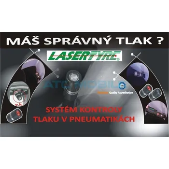 Autodiagnostika Optický senzor pro kontrolu tlaku v pneumatikách LaserTyre 2,6 bar (2 ks + bezpečnostní klíč) a zpět 48 Kč s ATC Clubem