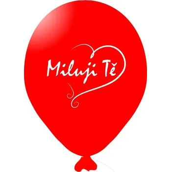 Balónek Miluji Tě balónek 5 ks -