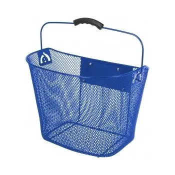 Košík na láhev Koš přední oválný s klipem modrý