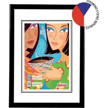 Rám na obraz Hama rámeček plastový MADRID, černý, 15x21cm