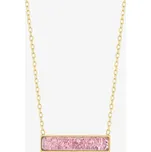 Preciosa Náhrdelník Desire z chirurgické oceli s českým křišťálem Preciosa, s ametystem 7430Y64