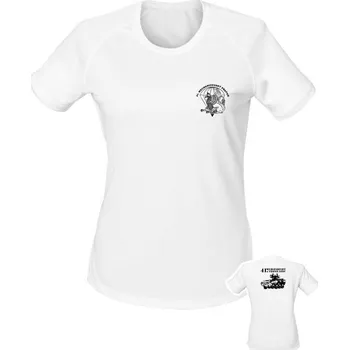 Dámské tričko Dámské funkční tričko 41. mechanizovaný prapor - PANDUR - bílá
