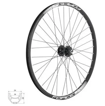 Zapletené kolo Zapletené kolo 26" MTB kotoučové brzdy přední - uchycení 6 děr