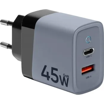 Mobilní telefon Nabíječka do sítě Tactical Microgrid GaN 45W Grey