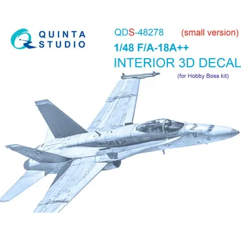 Plastikový model Quinta studio 1/48 F/A-18A++ 3D-Print&col.Inter.(HOBBYB) SMALL