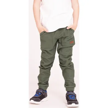 Vyladěné khaki džínové tepláky Velikost: 146/152