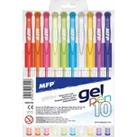 Sada gelových per GLITTER 10ks GG1068-10