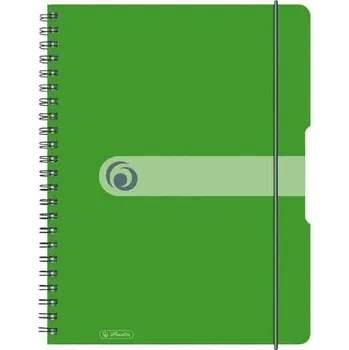 Spirálový blok Herlitz easy orga A4 čtvereček - jablkově zelená