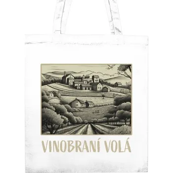 Nákupní taška Nákupní taška unisex s potiskem Vinobraní volá