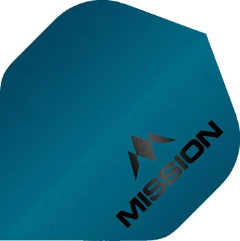 Příslušenství pro šipky Mission Letky Logo - Matt Blue F1953