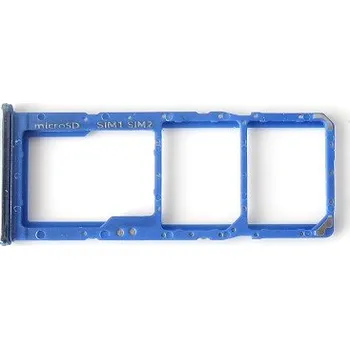 Samsung Galaxy A30 / A50 / A70 SIM tray modrý, držák, šuplík GH98-43922C / GH98-44196C
