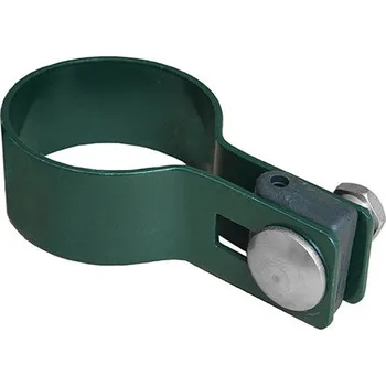 Příslušenství pro plot Objímka koncová na sloupek ZnPVC D38mm zelená