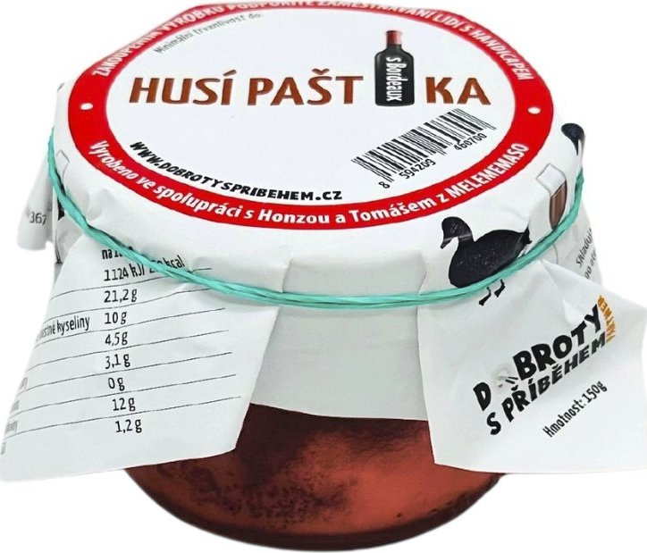 Husí paštika s Bordeaux 150 g | DOBROTY S PŘÍBĚHEM PARTNER