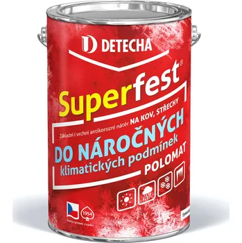 barva na kov Detecha Superfest šedý 0.8 kg