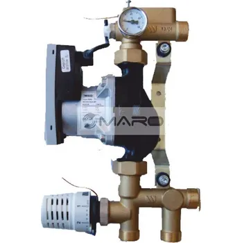 Skříň rozdělovače Deltatop Sada mísící pro malé okruhy přímo do podlahového vytápění, 511540