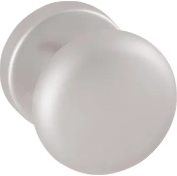 Dveřní kování TI - KOULE - R 589 bez spodní rozety, koule pevná ks NP - Nikl perla (142)