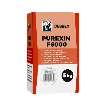 Samonivelační stěrka Den Braven - PUREXIN F6000, 25 kg RAL 7035 PXF60057035