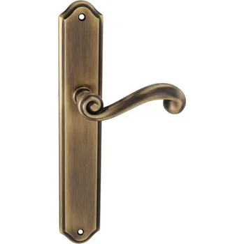 Dveřní kování TI - CARLA - 704 klika/klika, bez otvoru OGS - Bronz česaný matný (77)