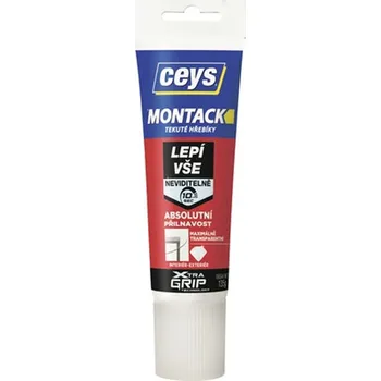 Průmyslové lepidlo Ceys montážní lepidlo Montack lepí vše neviditelně, tuba, 135g