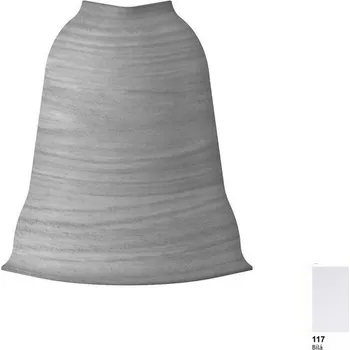 Podlahová lišta vnější rohy SLK50 bílá W117