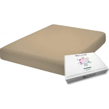 Chránič matrace Nepropustné hyperprodyšné prostěradlo BelnoU ECOBEL 140x200 cm - hnědá