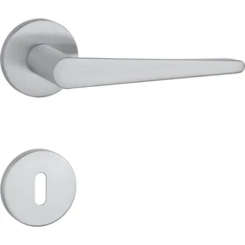 Dveřní kování AT - ARNICA - R 7S rozety BB, klika/klika OCS - Chrom broušený