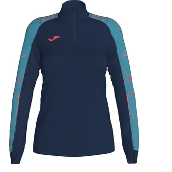 Dámská móda JOMA ELITE IX funkční mikina dámská tyrkysová Typ: XL