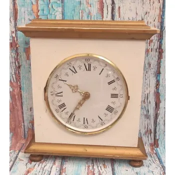 Hodiny Krbové bílé zlaté hodiny provance