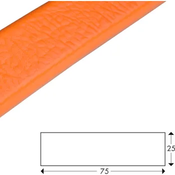 Stavební profil Ochranný profil 16, oranžová, 7,5 cm × 2,5 cm × 100 cm