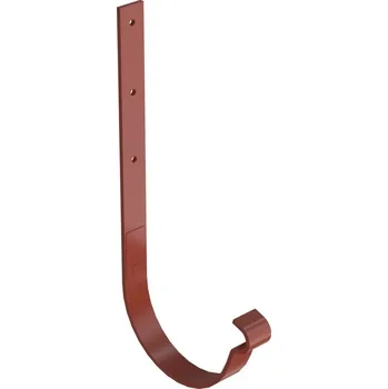 okap BRYZA Hák žlabu rovný pozinkovaný Ø 150 mm, Cihlově červená RAL 8004