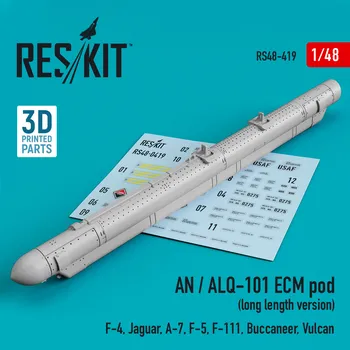 Plastikový model Reskit 1/48 AN / ALQ-101 ECM pod long