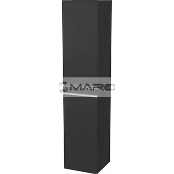 Koupelnový nábytek Smart40 Neo Skříňka vysoká se 2 dveřmi 35 x 162 x 35 cm, levá/pravá antracit lesk, NEO SV 35 2D L/P A0076