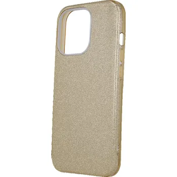 Pouzdro na mobilní telefon Beweare Třpytivý kryt na iPhone 13 Pro - zlatý
