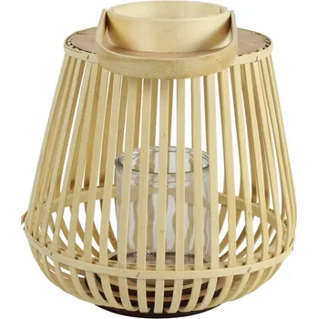 Zahradní dekorace Dřevěná lucerna přírodní Aira S 29x27 cm (135774 036 787495 lucerna S natur)