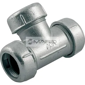 rozdělovač topení AGAflex T-kus svěrný litinový TOK 3/4" (24,3 - 27,5 mm), 10050002