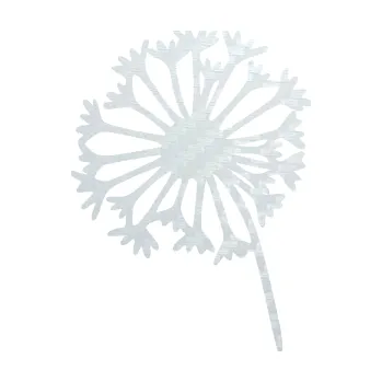 Samolepící dekorace SAMOLEPKA Pampeliška 002 levá odkvetlá (51 - 3D karbon bílý) NA AUTO, NÁLEPKA, FÓLIE, POLEP, TUNING, VLASTNÍ TEXT, TISK, AUTOSAMOLEPKY.cz, POLEPY, OBRÁZEK, LOGO, SAMOLEPKY