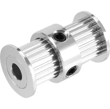 Vývojová deska Dvojitá řemenice GT2 pro řemen 6 mm s vnitřním průměrem 5 mm a 20 zuby