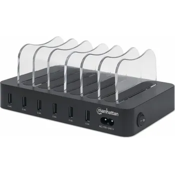 Manhattan Charger 6-port Power Station 6x USB-A 5V 2.4A 50W