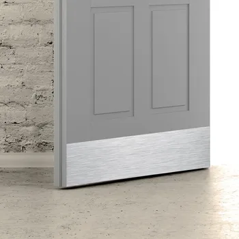 MP - Okopový plech na dveře 800 mm, 150 mm F1 - Stříbrný elox