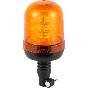 Maják LED výstražný maják 22W, 36xLED, R65, R10, flex napojení přes úchyt 12/24V, 4módy, oranžové, IP67 [ALR0025-4]