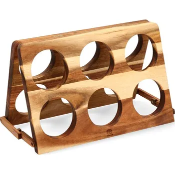 Servírovací stolek Holm Stojan na víno z akáciového dřeva 37x19x22 cm